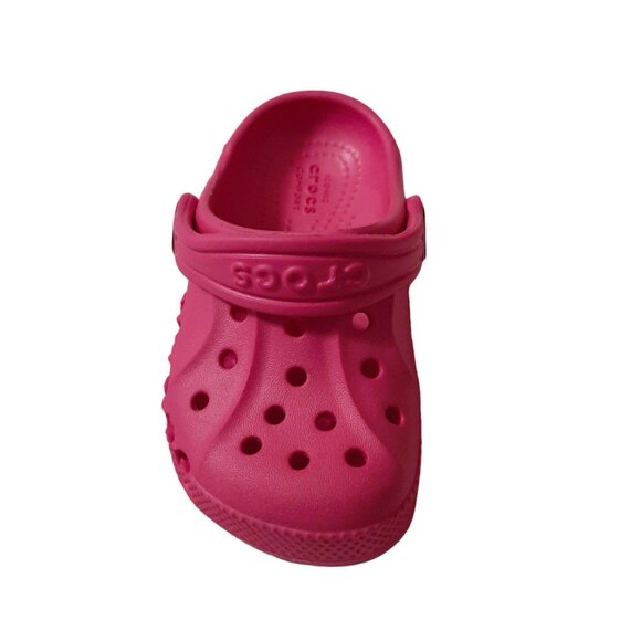 Toddler Girl's Pink Crocs Classic Clogs- Size c6 - Picture 7 of 9
